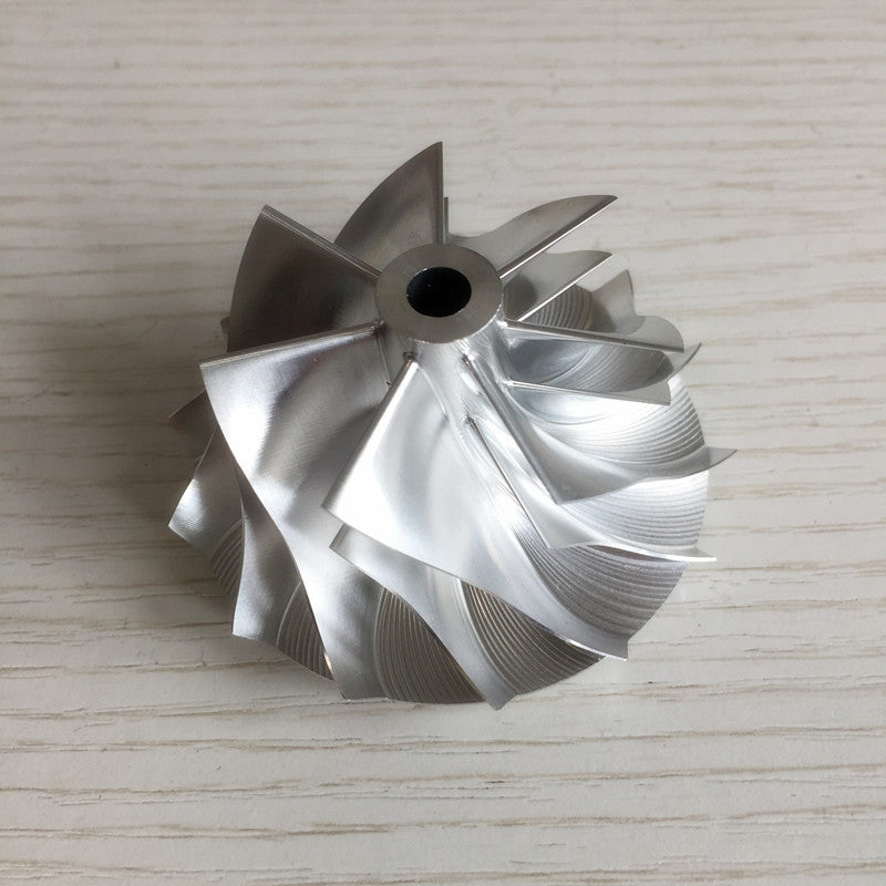 RHF5HB 7+7 insert 46.50/59.94 mm turbine milling/bulk compressor wheel suitable for SUBARU
