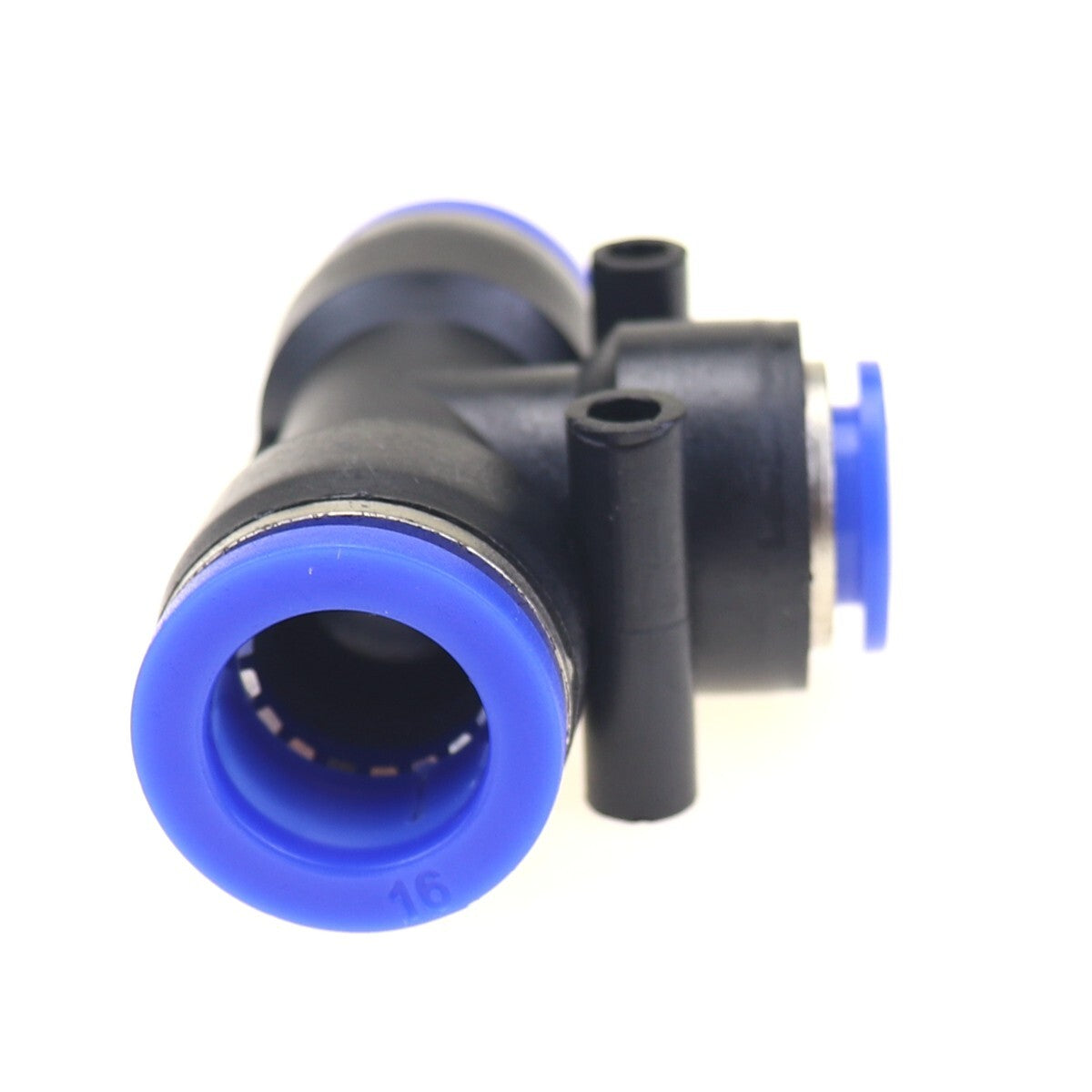 6X Pneumatic Reduced Tee Union Push In Fitting Tube OD 5/8 To OD 1/2 One Touch