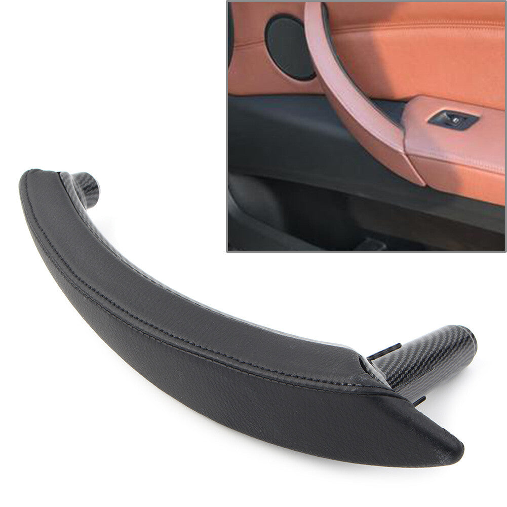 Right Side Door Trim Pull Handle Real Leather for BMW X5 E70 2007-13 X6 E71/E72
