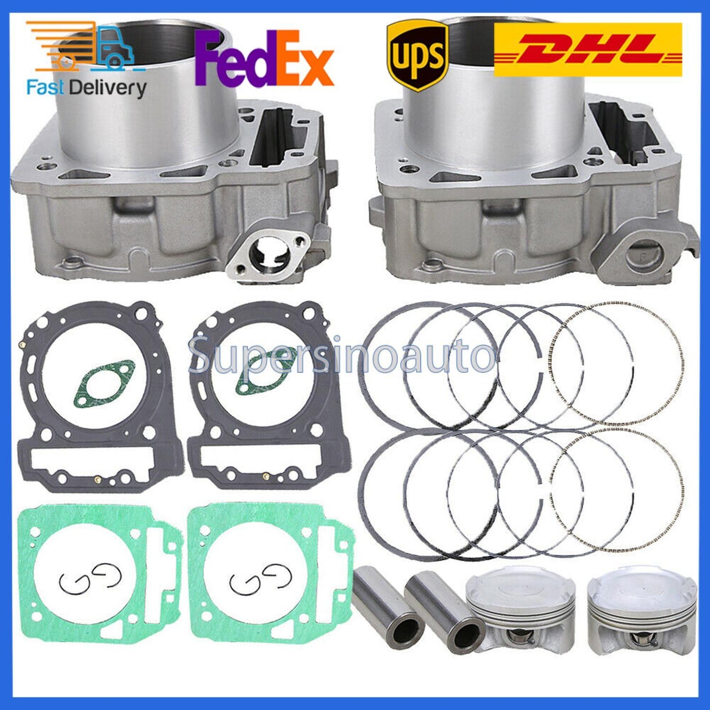 New Cylinder Piston Top End kit For Maverick Outlander 1000 Can-Am BRP Commander