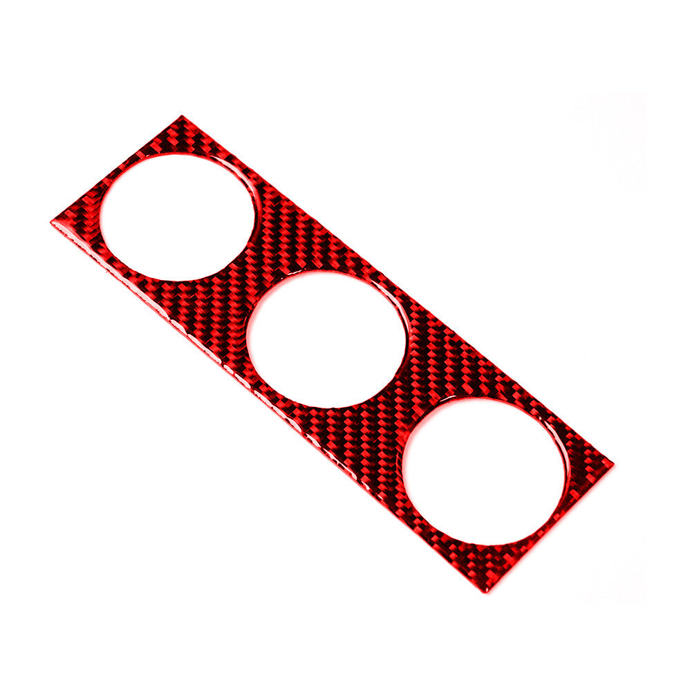 Carbon Fiber Center A/C Button Panel Trim for Dodge Journey 2009-2010 SXT Red