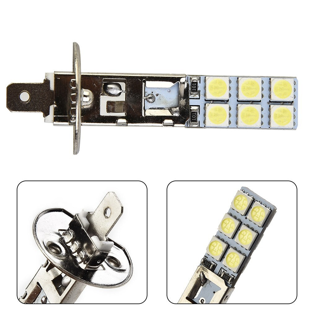 2H1 6000K Ultra White 55W LED Headlight Bulb Kit for Fog Lights
