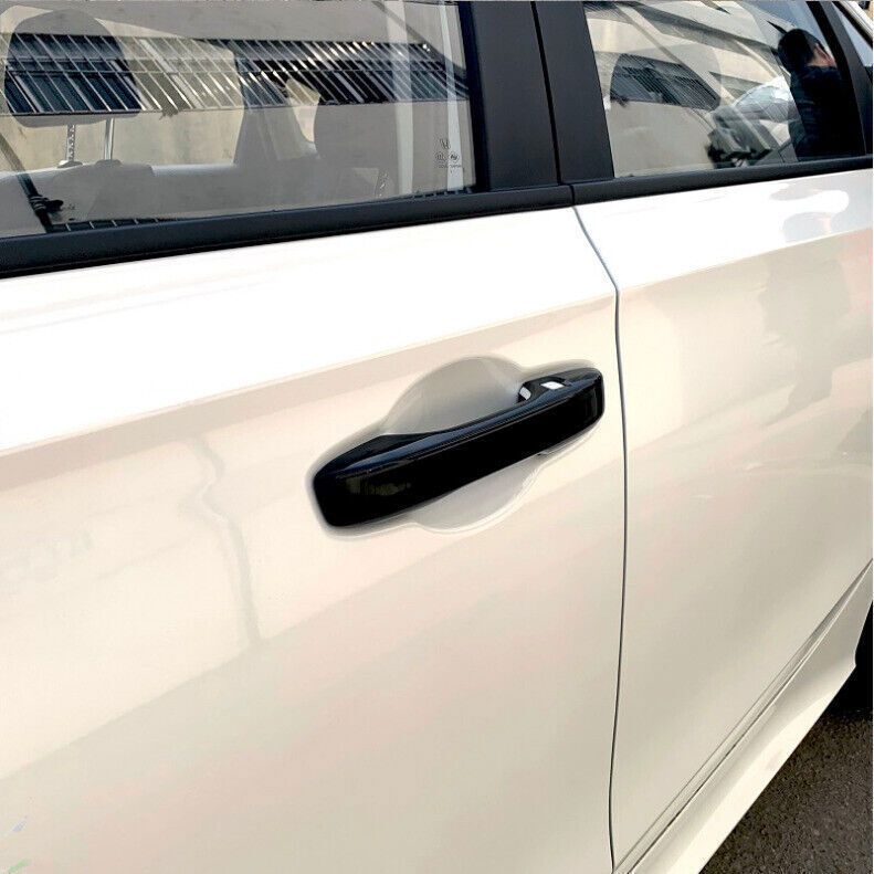 4PCS for Honda for Civic 2022-24 Bright black Moulding Side Door Handles Cover Trim