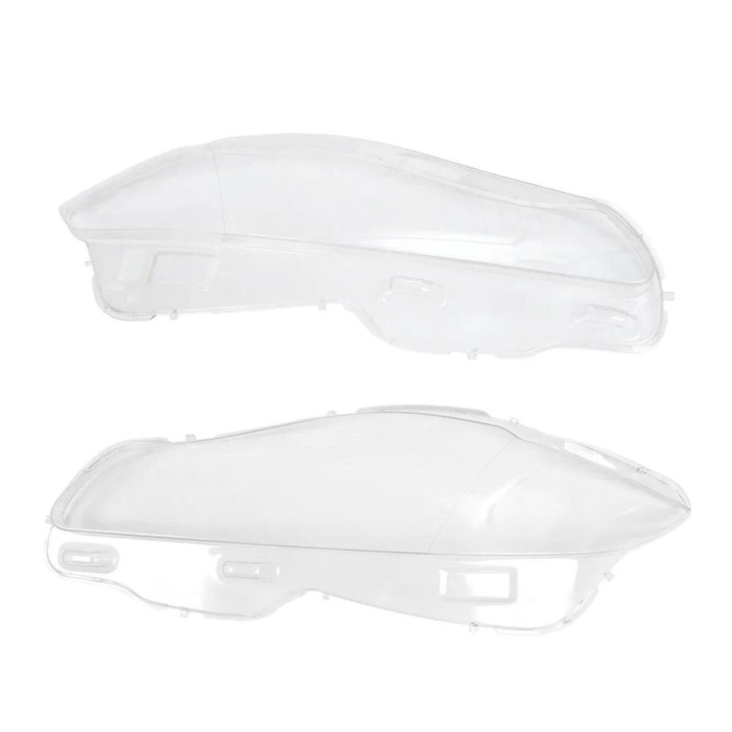 Pair Front Headlight Lens Cover LampShade for Jaguar XJ 2010-19 Clear Left Right