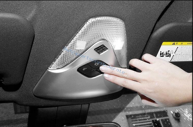 for Toyota CHR C-HR 18-2022 ABS Matte Silver Roof Front Reading Light Cover Trim