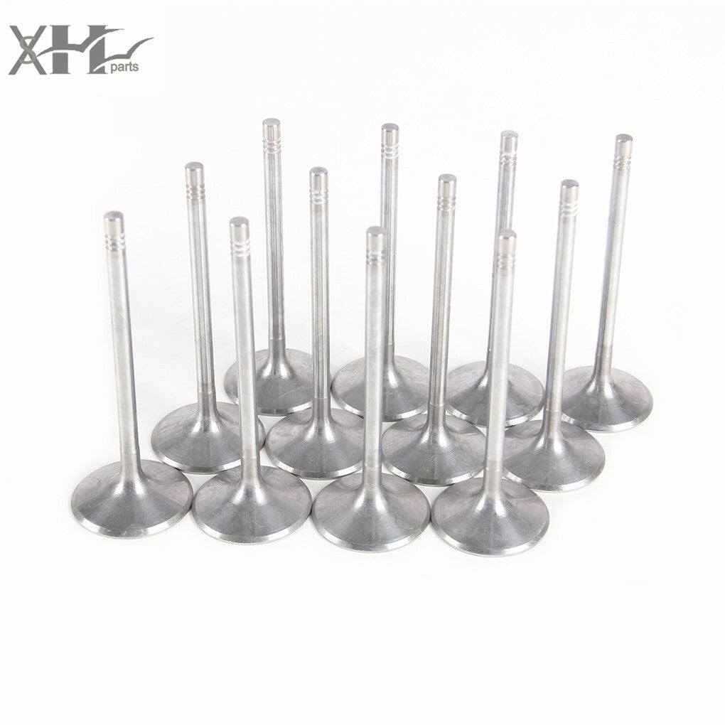 12pcs 3.5L Engine Intake Valve Kit Fit for Mercedes Benz C350 E350 GLK350 GL450