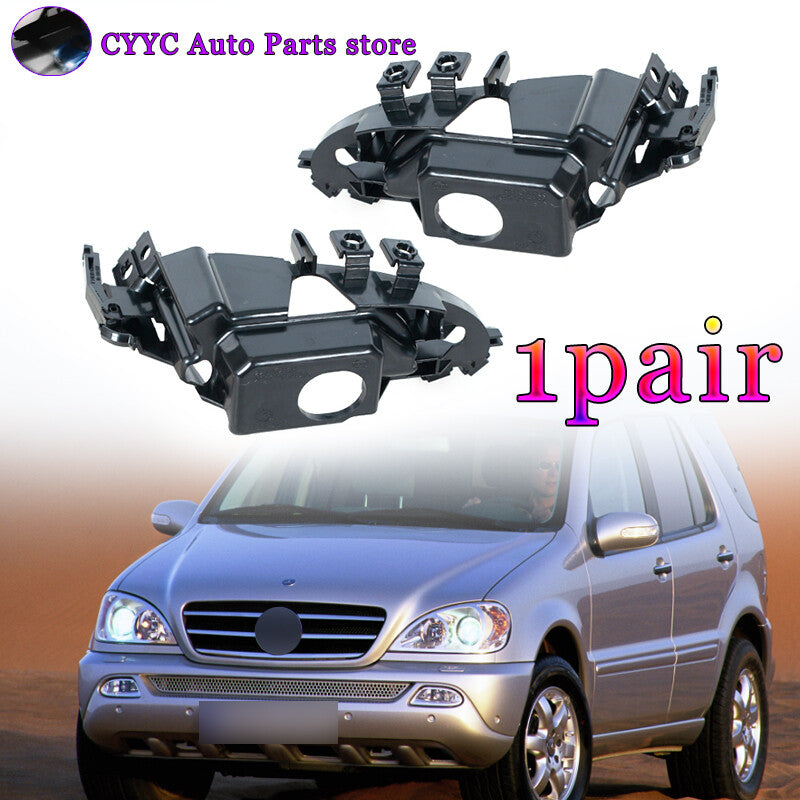 1 Pair Front Fog Light Trim Bracket for Mercedes-Benz W163 ML320 ML500 ML350