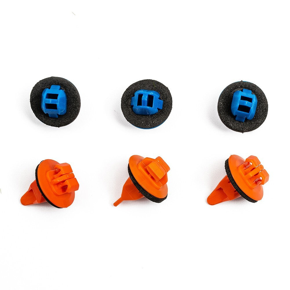Retainer Clips Auto Fender Flare 75495-35010 75397-35010 Blue+Orange Practical