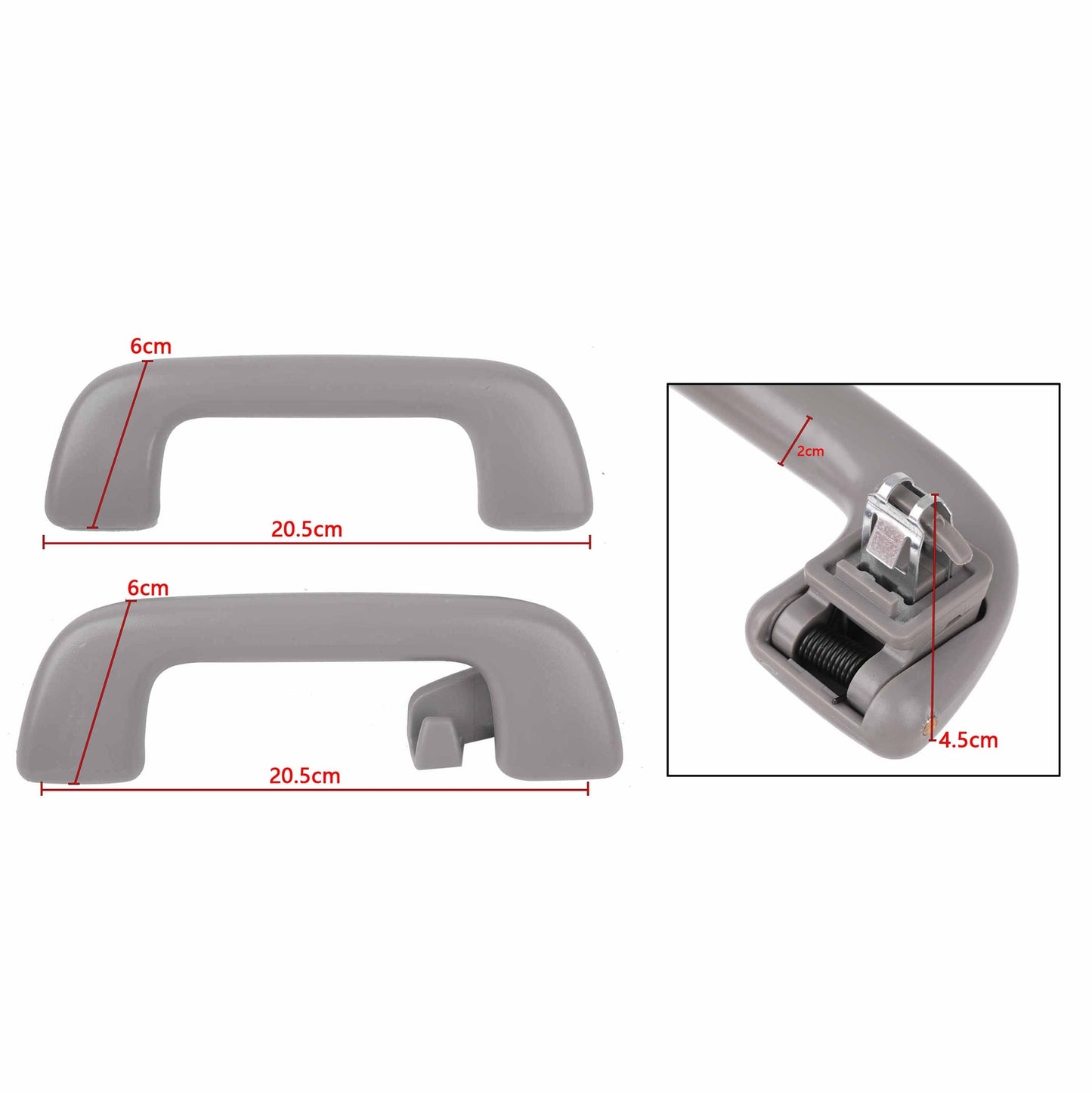 4PCS Interior Roof Pull Handle Grab for Toyota for Corolla Yaris Rav4 74610-52030