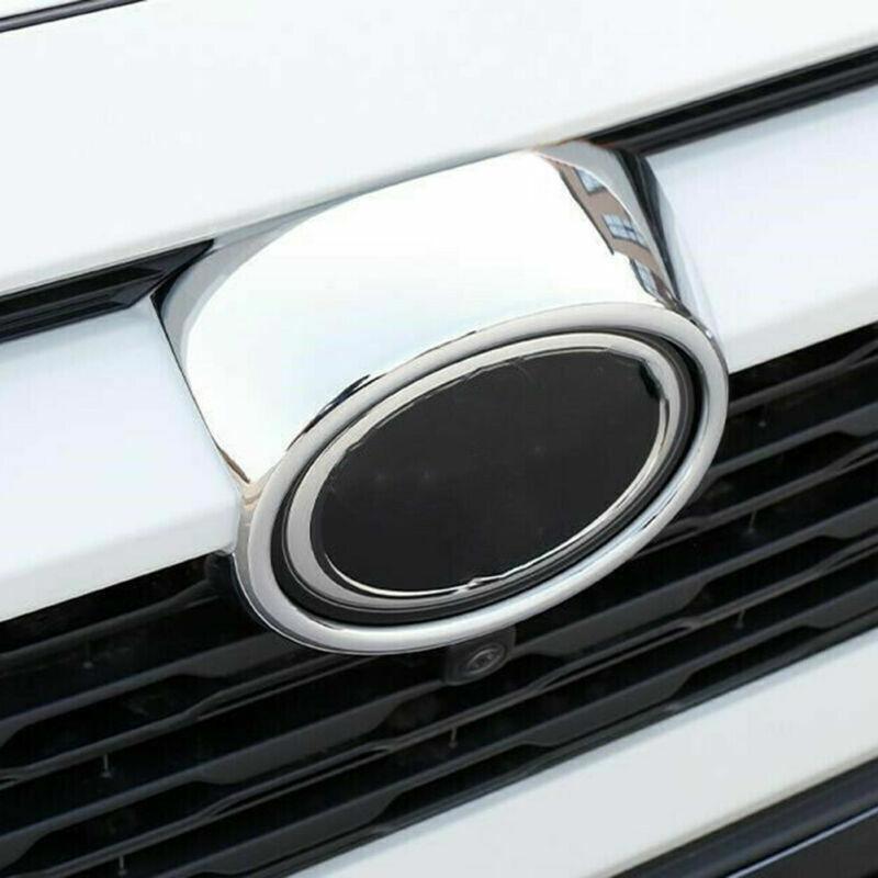 for Toyota Rav4 19-2023 Silver Front Grille Emblem Badge Frame Cover Cap Trim 1X