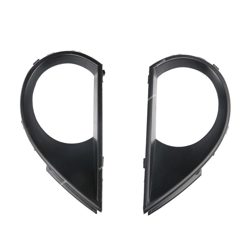 Pair Front Bumper Fog Light Lamp Grille Cover Trim Frame for Audi Q7 2010-2015