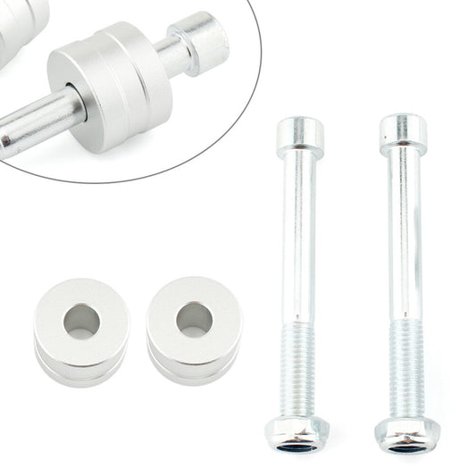 Handle Bar Risers Kit for Ducati Hypermotard 1100 2007-2009 Silver Motorcycle