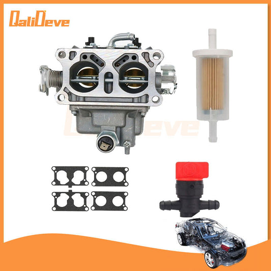 Carburetor with gasket suitable for Kawasaki 15003-2974 and 15004-2063 FD731V engines.