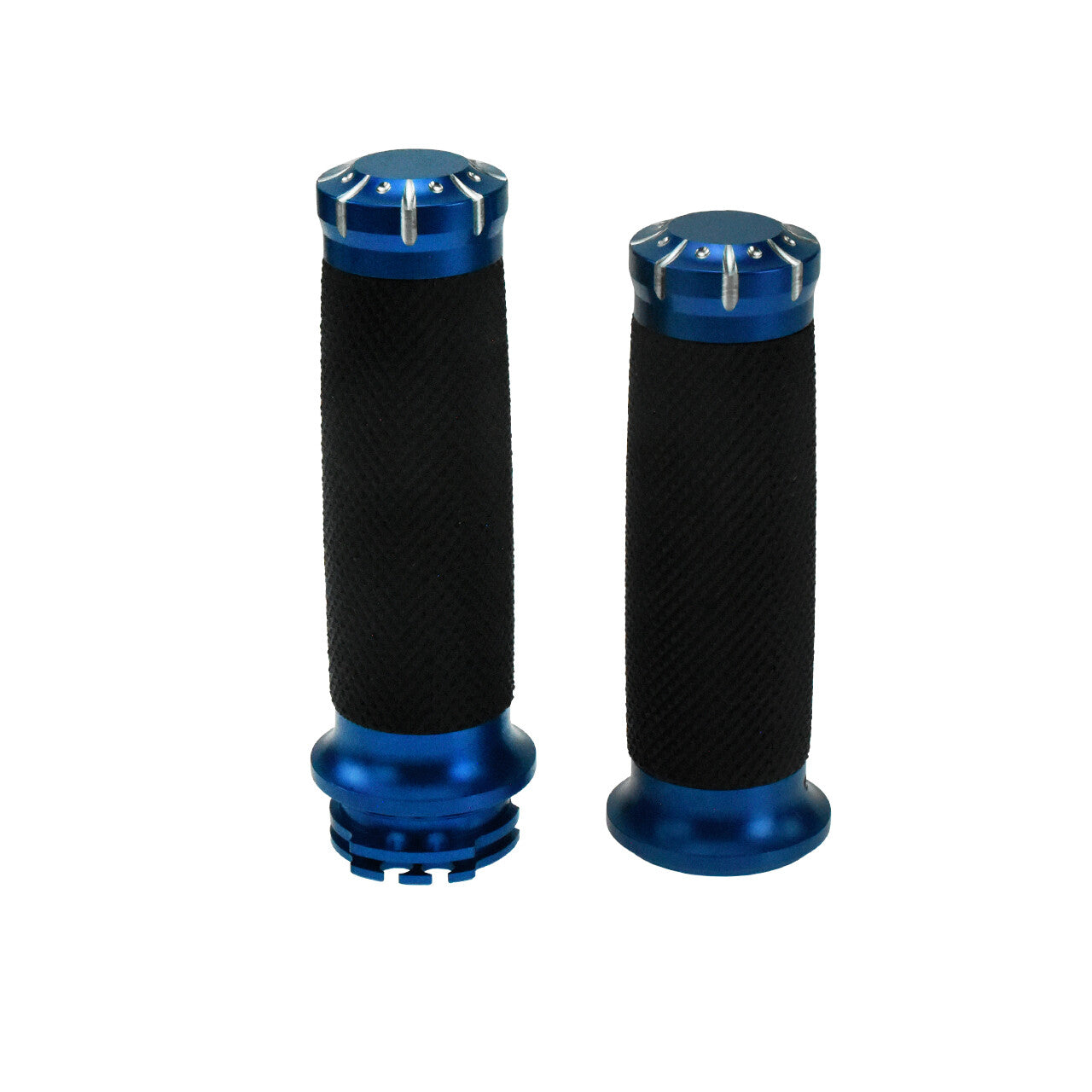 1 Blue Handlebar Hand Grips Fit for Harley Touring Sportster Dyna Softail VRSC