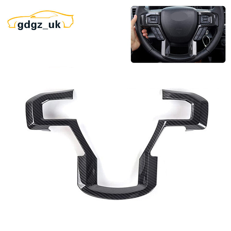 Steering Wheel Trim Decoration Cover Frame Trim for Ford F150 250 F350 2015-2020