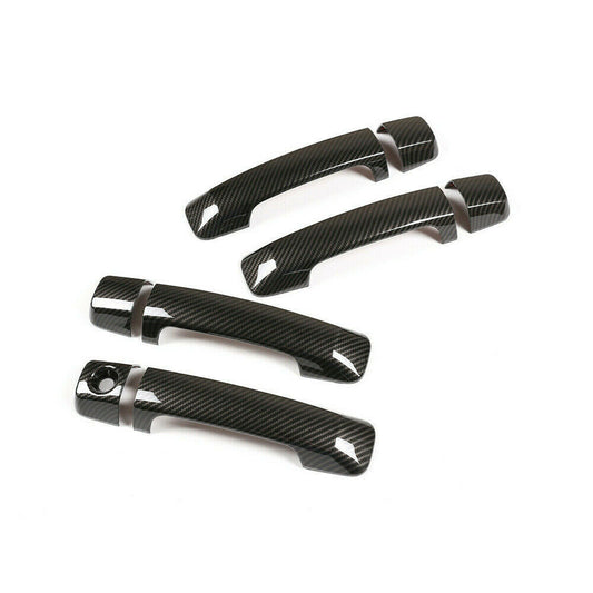 for Toyota Tundra 2007-2021 Sequoia 2008-2021 Carbon Fiber ABS Door Handle Cover