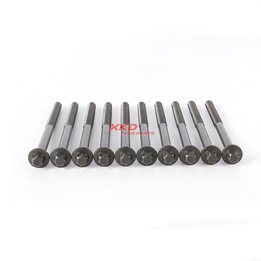 10  Cylinder head bolts suitable for Mercedes-Benz C280, C300, CLK350