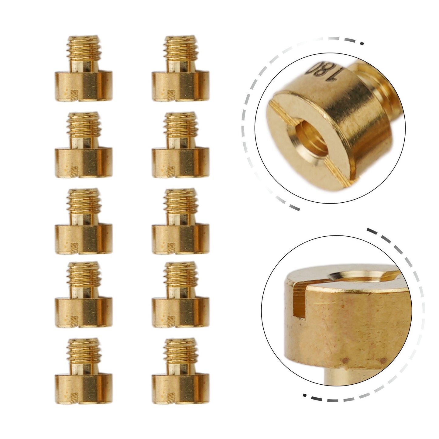 Main Jets Carb Replacement Thread M5x0.75mm Tool 10Pcs/Set Parts