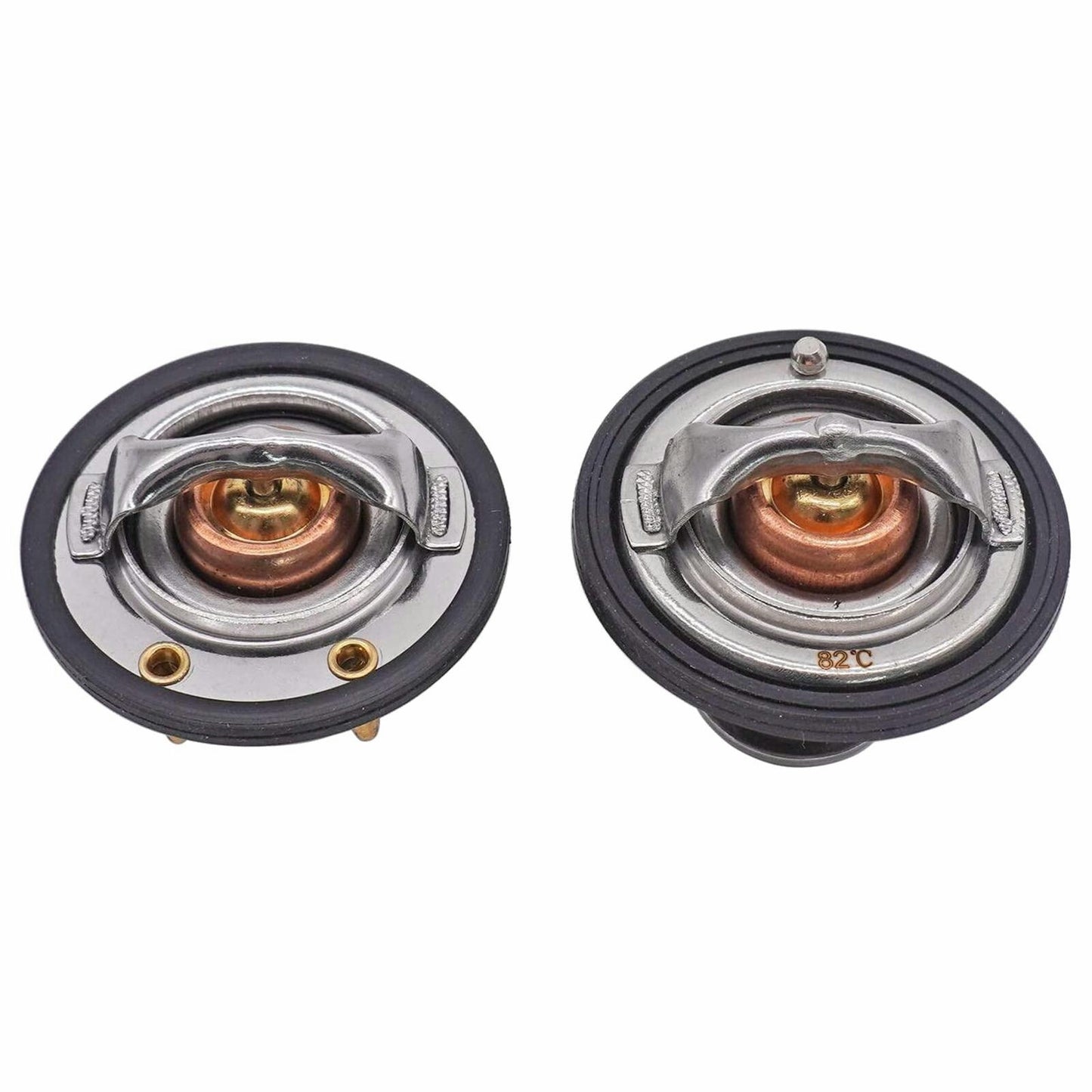 For GM Pickup Duramax 185  180 Degree Thermostat Front  Rear Kit Pair