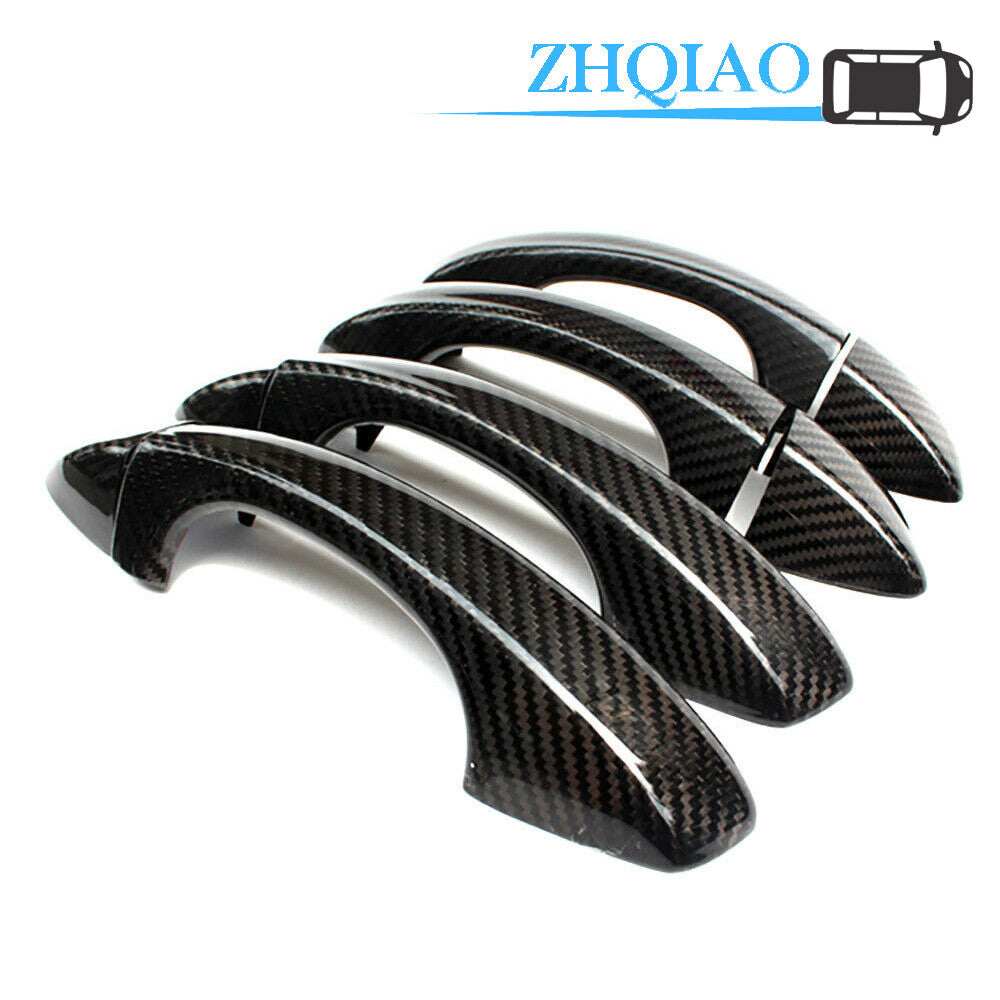 Carbon Fiber Side Door Handle Covers Trim Fit LAVIDA 13-16