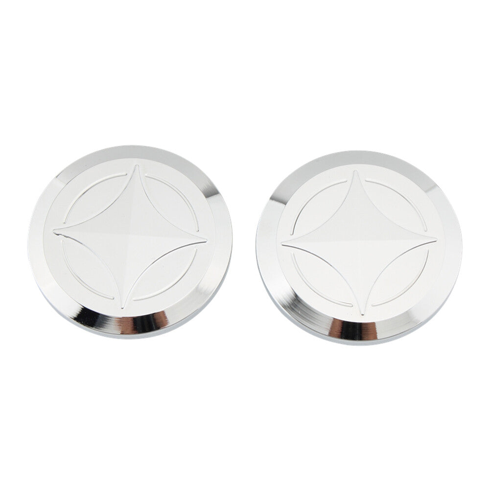 Chrome Aluminum Frame Hole Plug Cap Cover Set for Honda GB350 NC59 CB350 2021-22