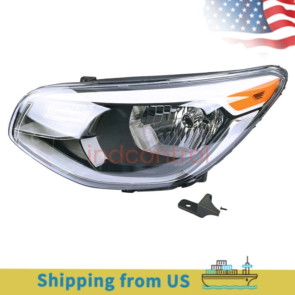 Halogen Headlight For 2014-2019 for Kia Soul Headlamp Left Driver Side