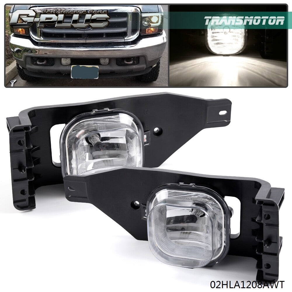 Suitable for Ford 2005-07 Super Duty headlights with LED light strips and fog lights F250 F350