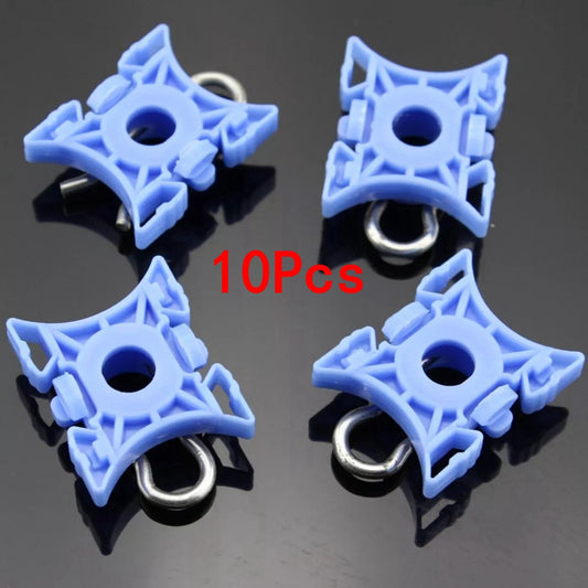 10Pcs Window Regulator Roller Sliding Pivot Clip for Volvo Models 3509416