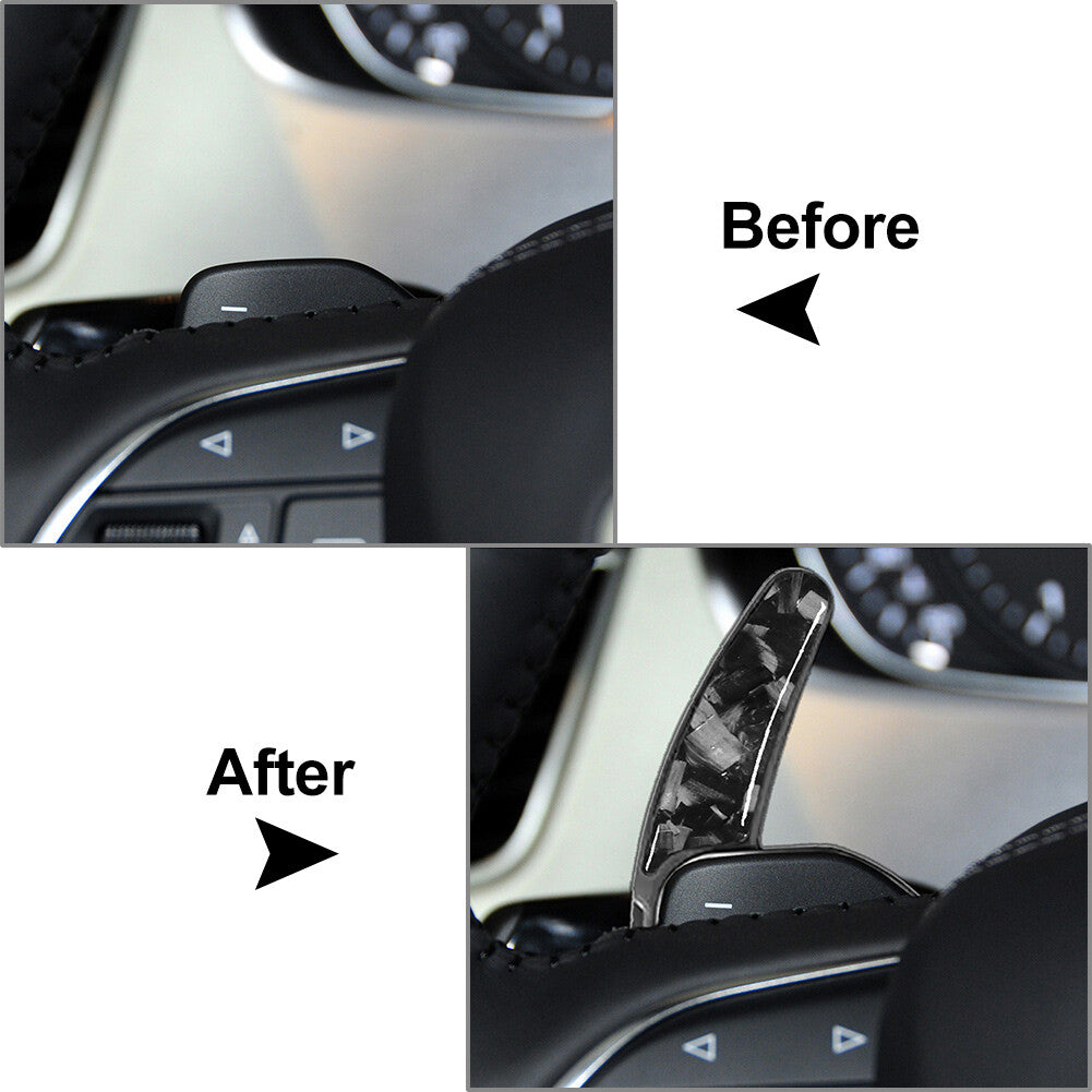 Steering Wheel Shift Paddle Extension for Audi A3 A4 A5 A6 for A8 Q5 Q7 S5