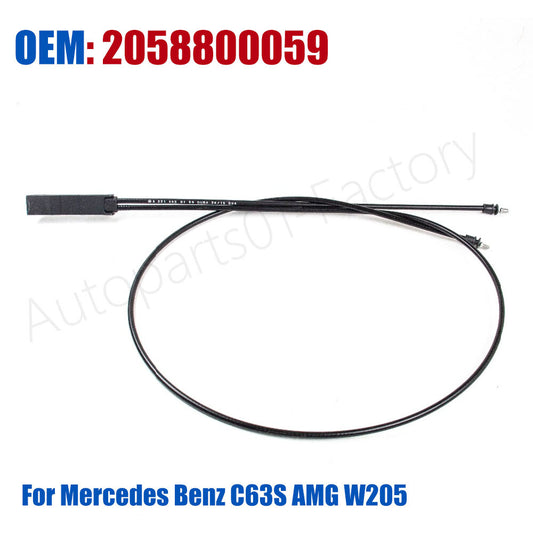 Engine Hood Release Cable Cover Cable for Mercedes-Benz Front Hood Cable