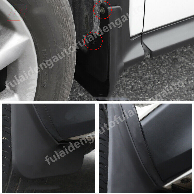 4x for Infiniti QX50 2019-2024 Black Mud Flaps Splash Guard Fender Mudguard kit
