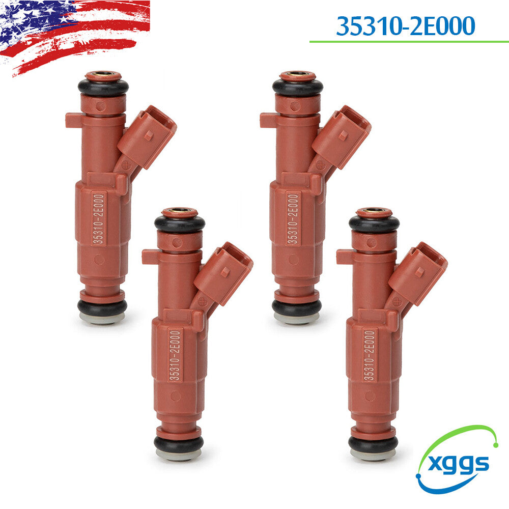 4Pcs Fuel Injector for Hyundai for Kia 1.8L 2.0L 35310-2E000 353102E000