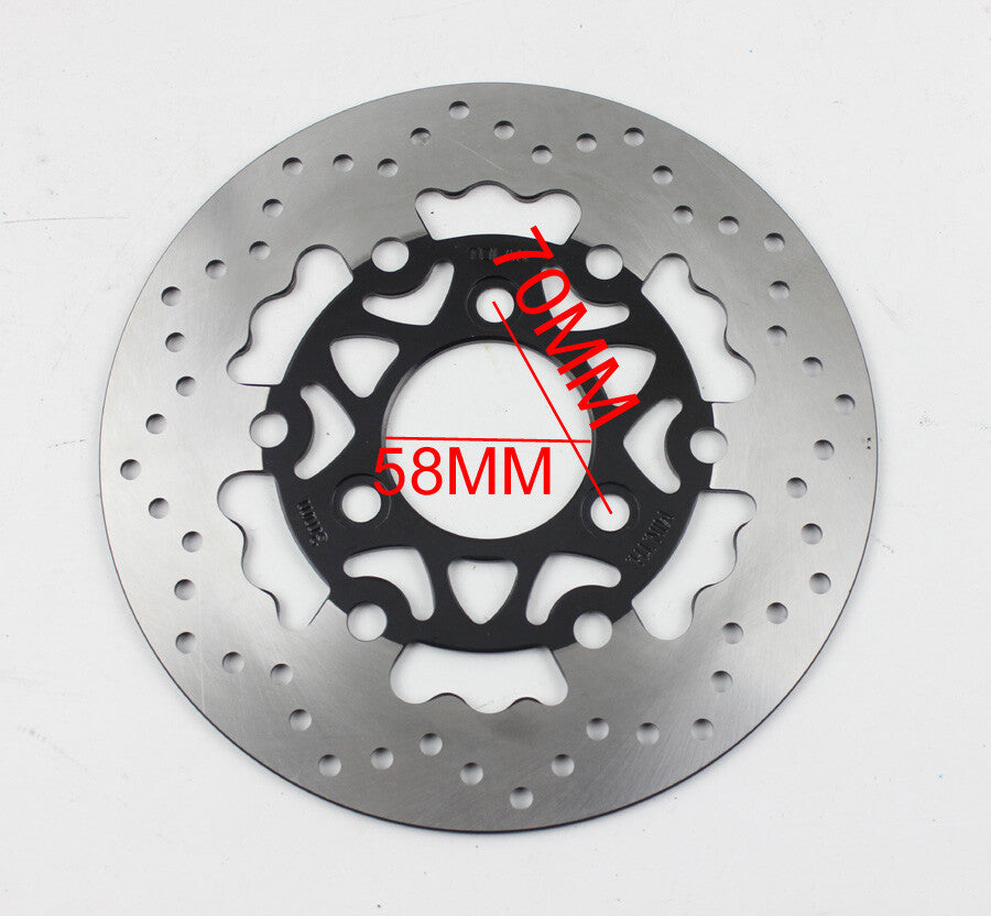 Black 220MM Stainless Steel Disc Brake Rotor for Honda Ruckus 58MM 70MM Zoomer