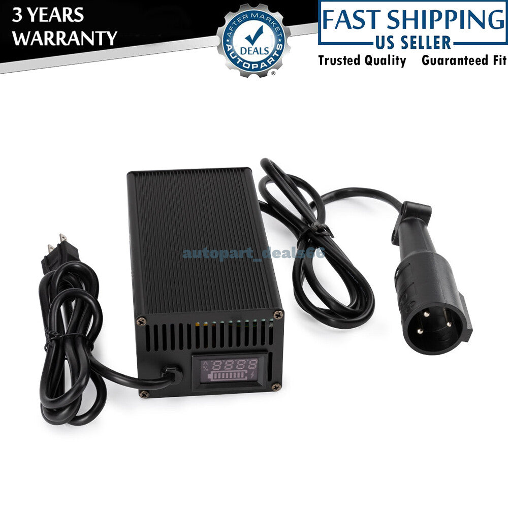 48V 5A For Club Car for Golf Cart Battery Charger 48 Volt 5 Amp Round 3 Pin