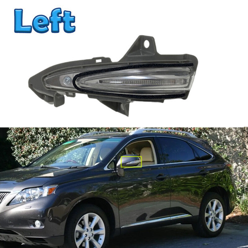 For 2010-2015 for Lexus RX350 RX450h Rear View Mirror Lamp Turn Signal Light Left
