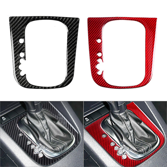 Fit for Volkswagen for VW for Golf 6 MK6 08-12 Carbon Fiber Gear Shift Panel Cover Trim