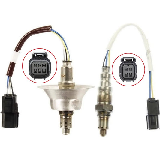 For 2016 2017 2018 2019 2020 2021 for Honda for Civic 2PCS Oxygen O2 Sensor Upper+Lower