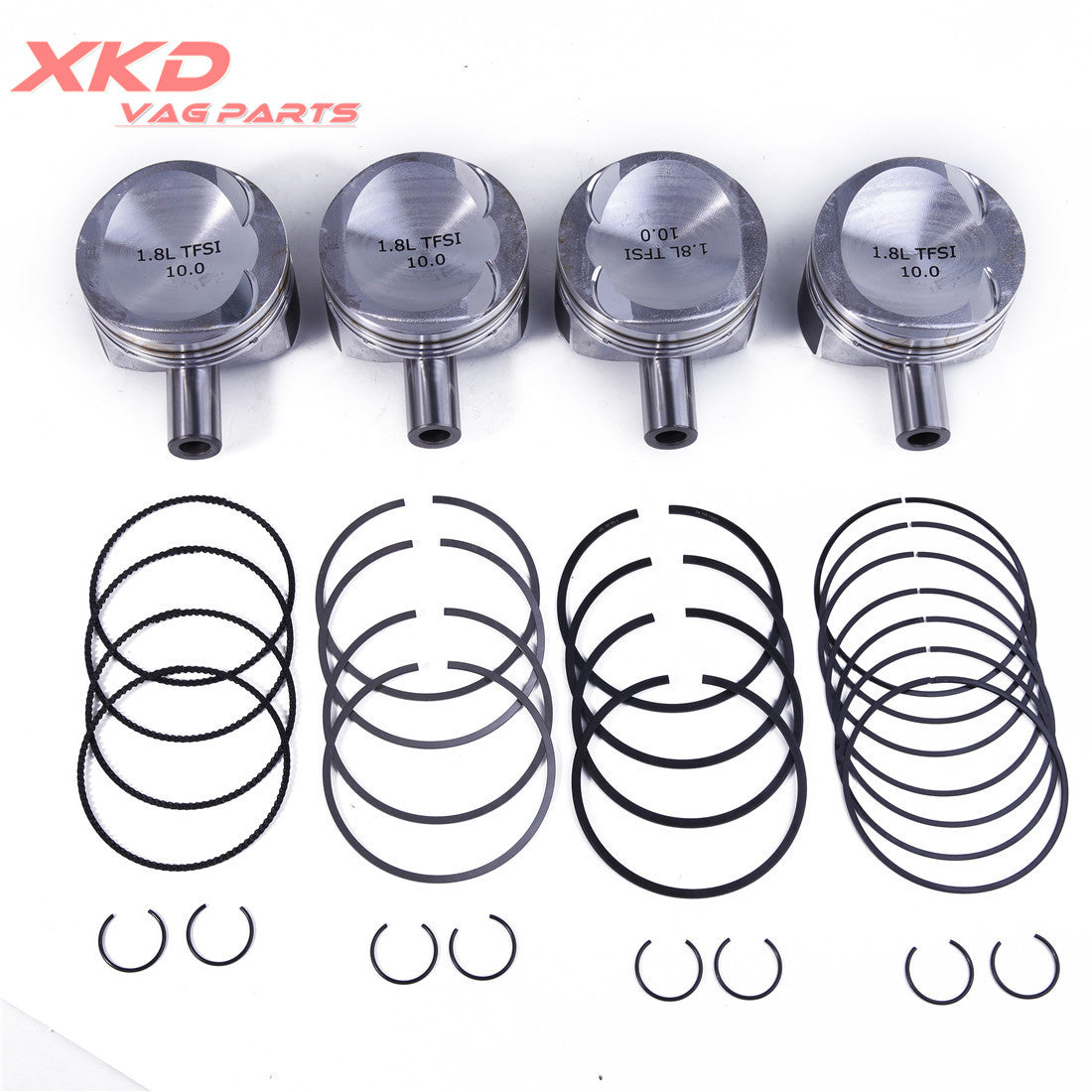 1.8T EA888 Piston Assembly w/Upgrades Wave Scraper Ring for VW for Passat CC