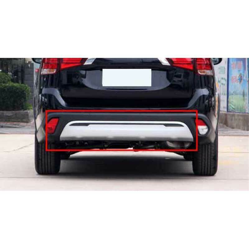 for Mitsubishi Outlander 2019-2020 Silver Rear Bumper Lip Spoiler Splitter Guard