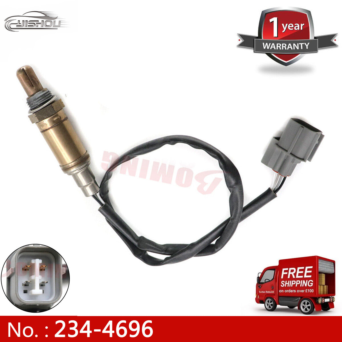 2344696 is a downstream oxygen sensor for Land Rover Freelander, for Range Rover , and Discovery.