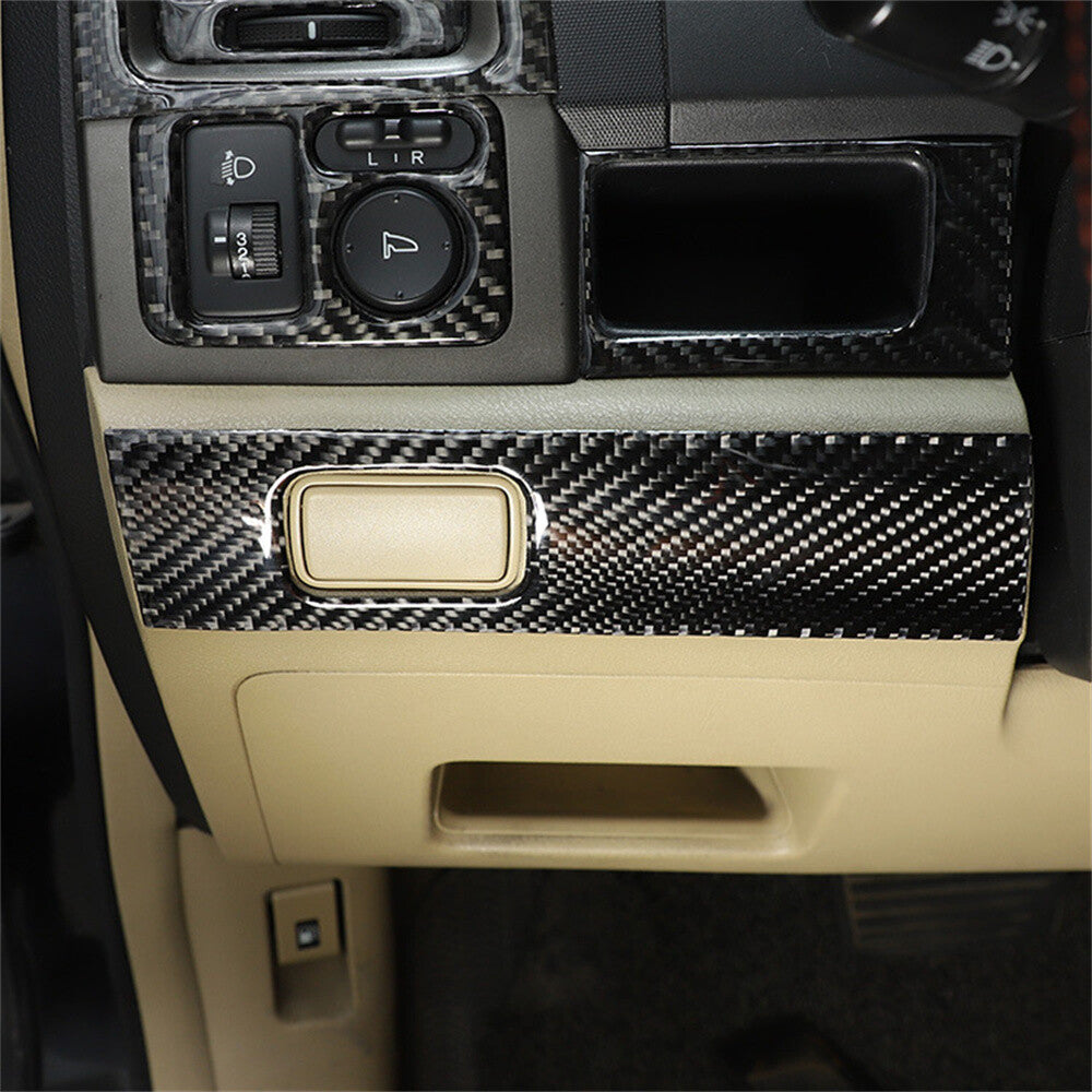 Carbon Fiber Interior Dashboard Under Panel Cover Fit for Honda CRV CR-V 2007-11