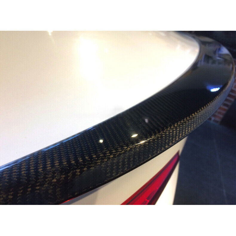 for Hyundai Sonata 15-17 Carbon Fiber ABS Rear Trunk Spoiler Lip Roof Tail Wing