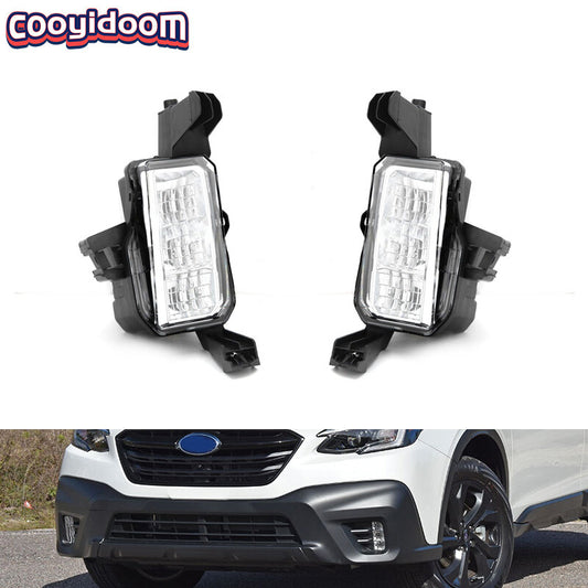 Suitable for 2020-22 for Subaru Outback LED Daytime Running Lights (DRL) and Front Fog Lights (LHRH)