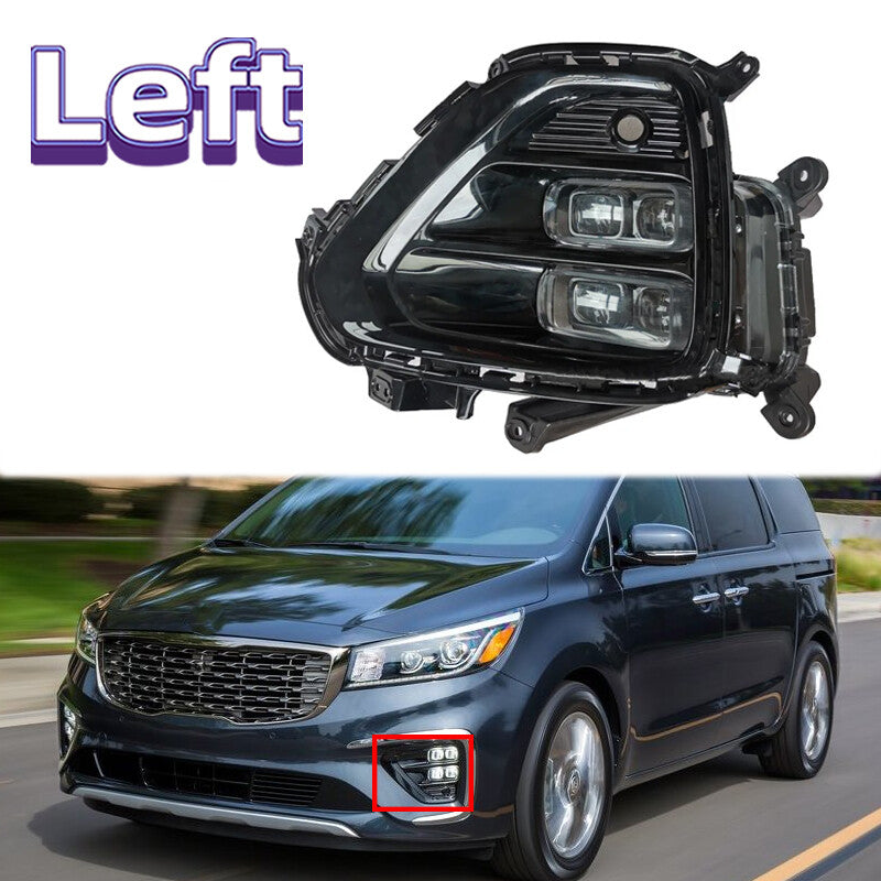 Left for Kia Carnival 2019 2020 LED Daytime Running Light Fog Light Headlight