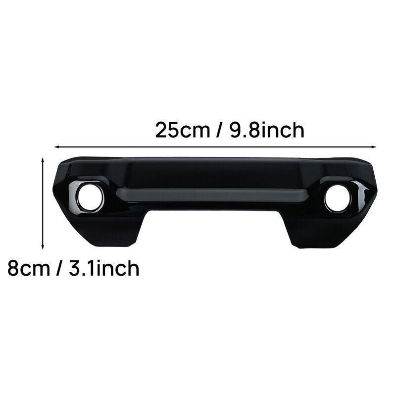 Gloss Black Rear Trunk Door Handle Moulding Cover Trim for Toyota Tundra 22-24
