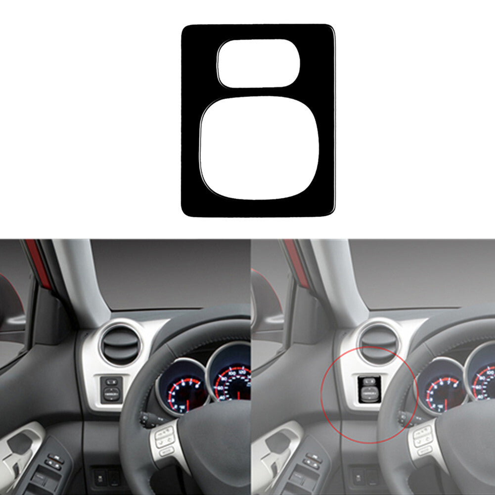 Gloss Black Power Mirror Control Frame Cover Trim for Toyota Matrix 2009-2014