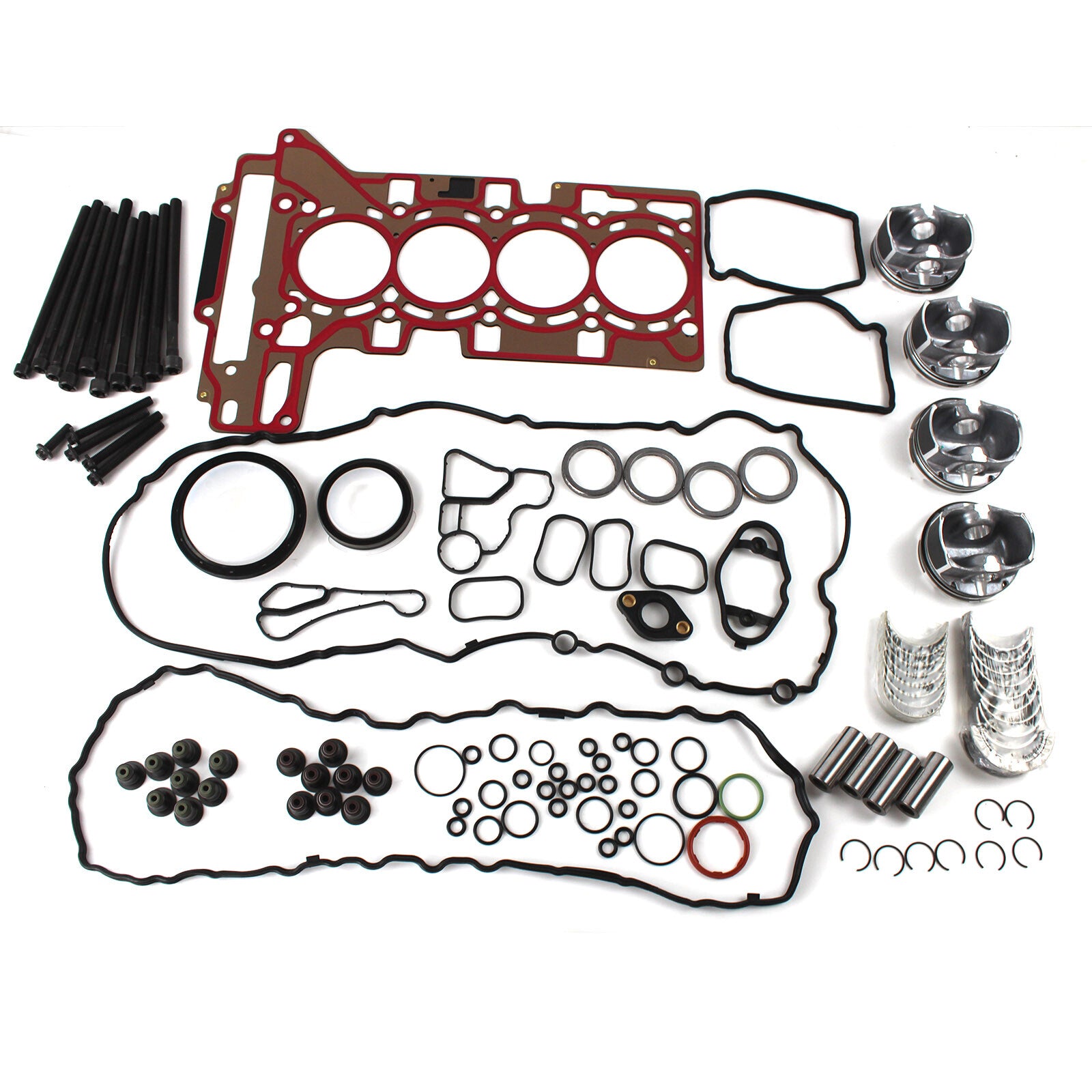 Engine Overhaul Rebuild Gaskets Set CR 10:1 for BMW X3 X4 228i 428i N20 N26 2.0