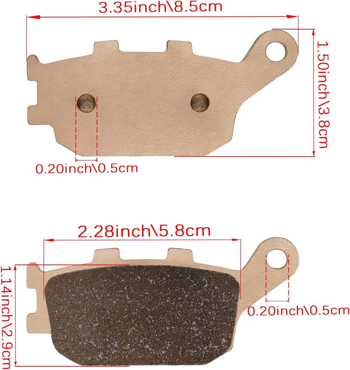 Brake Pad for Honda Shadow 1100 Shadow Sabre 1300 VTX1300C VTX1300R VTX1300S