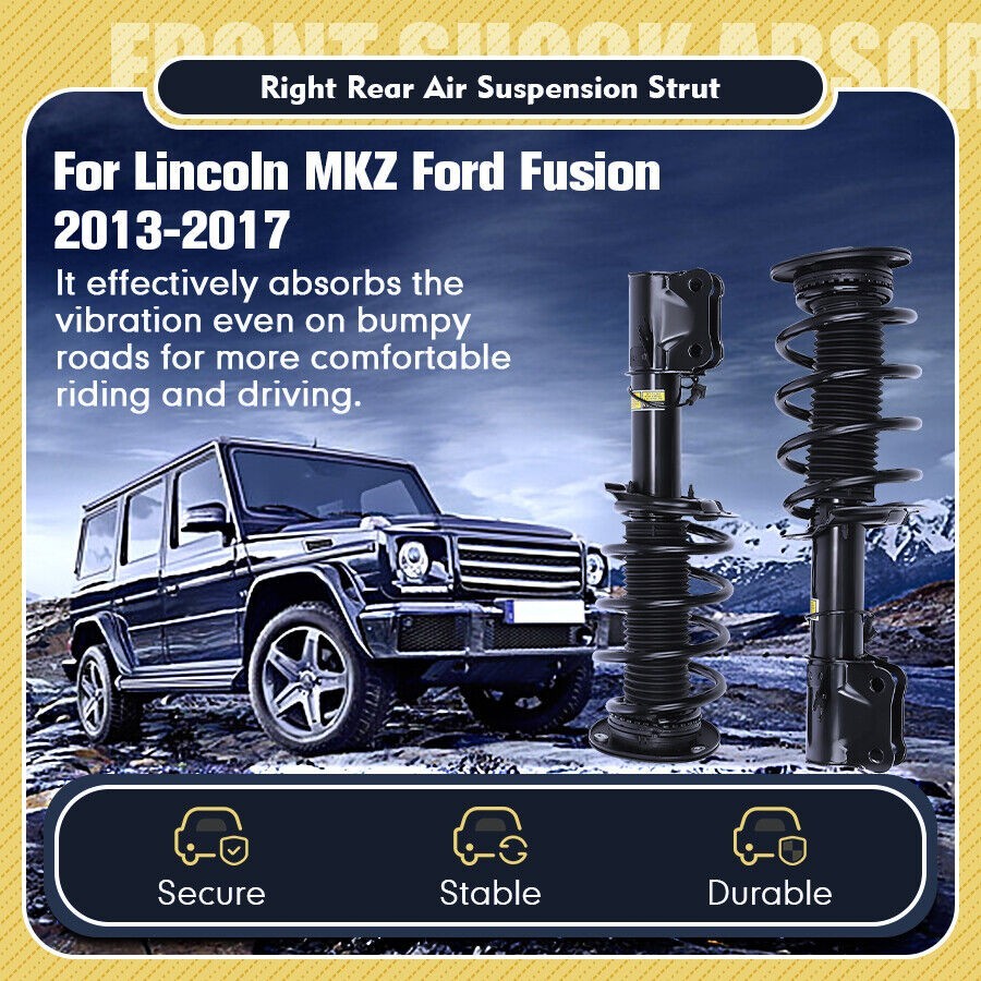 Set for Lincoln MKZ Front Rear Shock Struts Assys Electric GAS DOHC KY