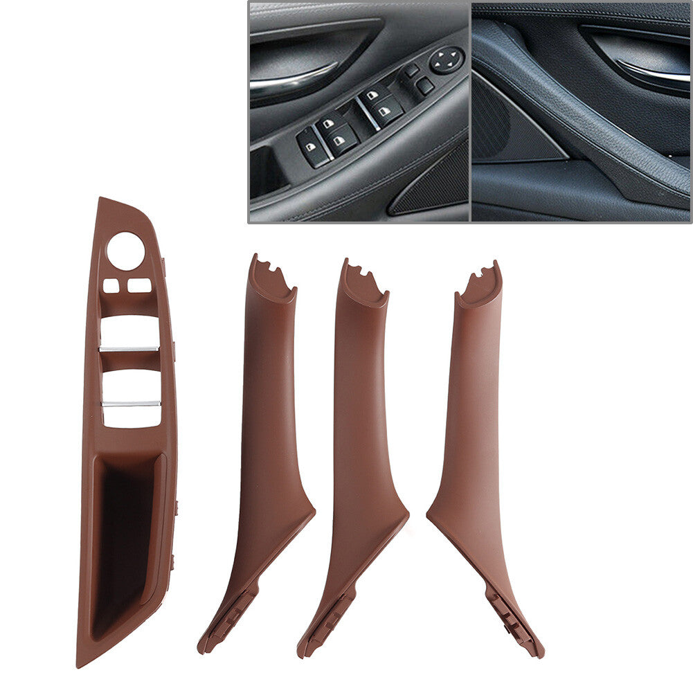 Car Window Door Handle Lift Switch Button Frame Panel Fit for BMW F10 F11 F18 LHD